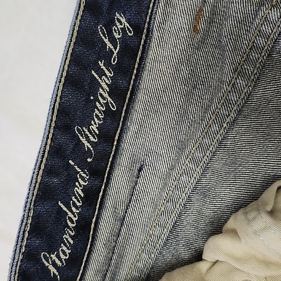 TOMMY BAHAMA Men's Standard Straight Leg Dark Blue Cotton Jeans 35/34 - Picture 10 of 12